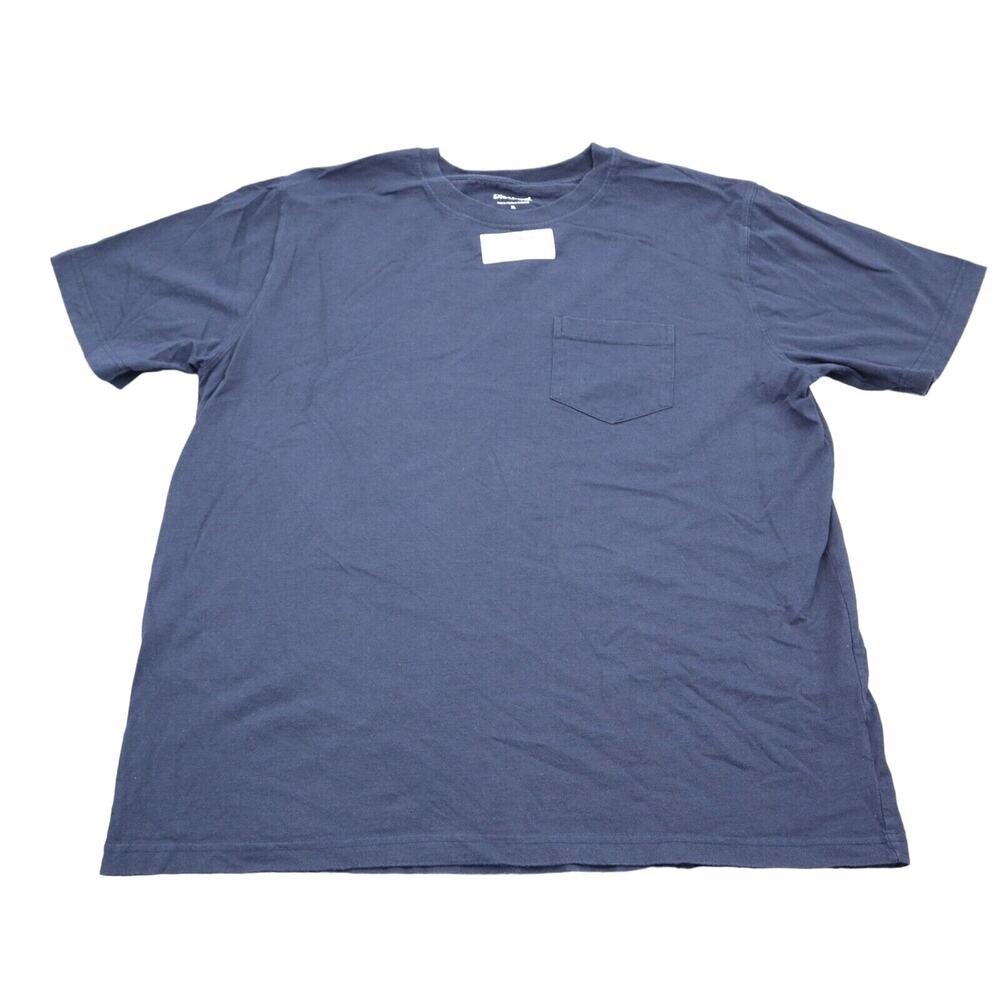 DieHard Shirt Mens XL Blue Short Sleeve Round Neck Cotton Knit Pocket Tee